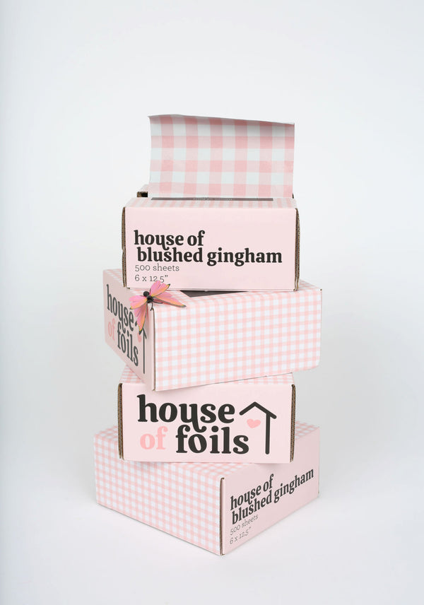 House of Blushed gingham