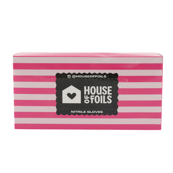 Hot Pink Nitrile Gloves (100 Count)