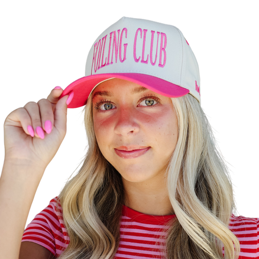 Pink "Foiling Club" Hat