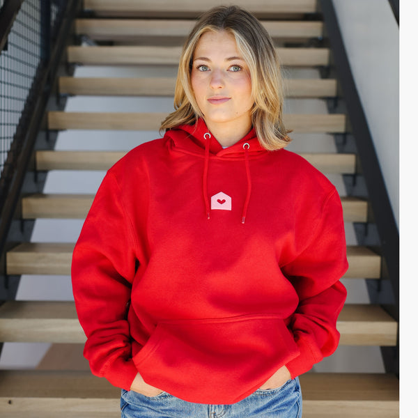 Red Hot Girls Do Hair hoodie by House of Foils - stylist lifestyle