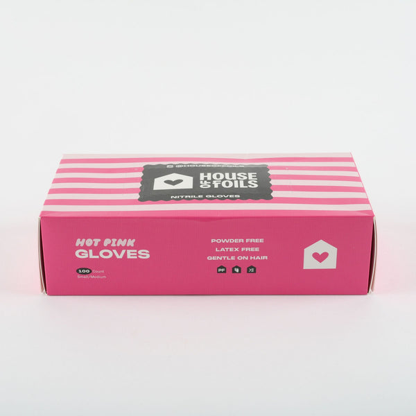 Hot Pink Nitrile Gloves (100 Count)