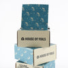 House of Better Together foil sheets fanned out showing full print