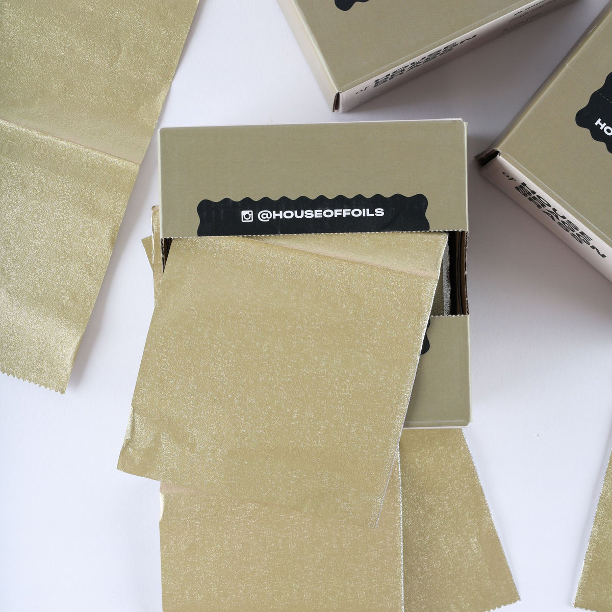 House of Braggn Brass professional salon hair foils for stylists