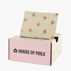 House of Candy Corn beige candy corn print hair foils 5x11 inch 500 sheet pack by House of Foils