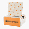 House of Harvest white pumpkin print hair foils 6x12.5 inch 500 sheet pack by House of Foils