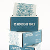 House of Stylez foil sheets fanned out showing full print