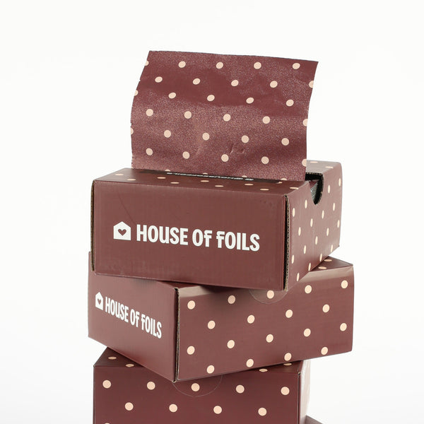House of Sweet Heart Dot heart dot pattern hair foil sheets for balayage