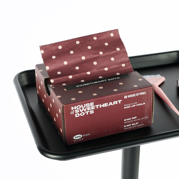 House of Sweet Heart Dot balayage hair foils for stylists