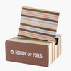 House of Vintage Stripes retro striped hair foils 6x12.5 inch 500 sheet pack by House of Foils