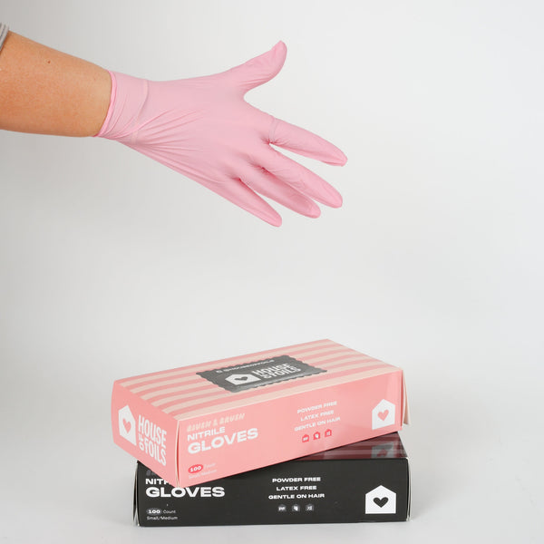 Pink Nitrile Gloves (100 Count)