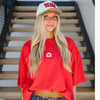 Red Hot Girls Do Hair tee by House of Foils - stylist lifestyle shirt