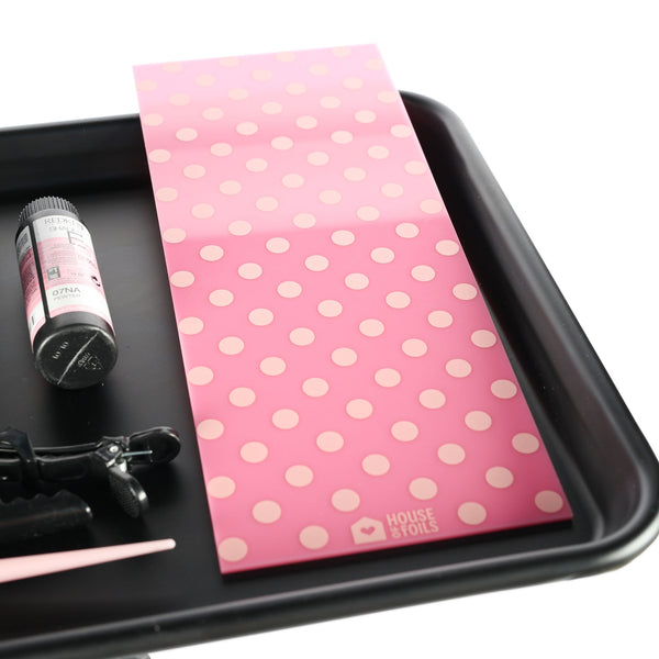 Sweet Dot Balayage Board pink dot design for professional hair stylists